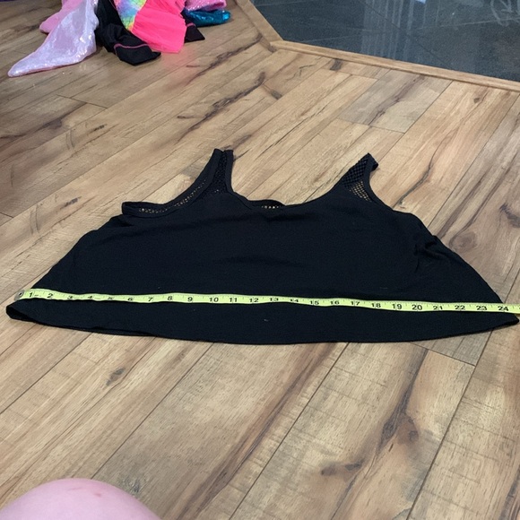 Fishnet crop tank top black - Picture 5 of 11